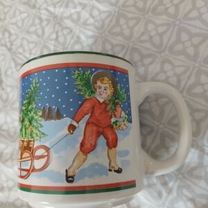 1988 Geo.Z.Lefton Mug Victorian Christmas 06772